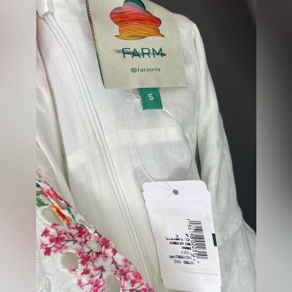 FARM Rio Floral White Dress - Picture 9 of 9